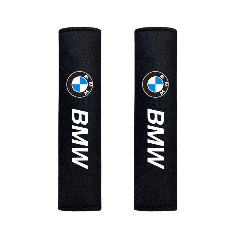 OGGM9 2PCS Car Seat Belt Shoulder Protector Cover Pading Pad For BMW X1 X2 X3 X5 X4 X6 X7 G30 G20 G32 G11 G12 F40 F30 F20 F10 F34 F07