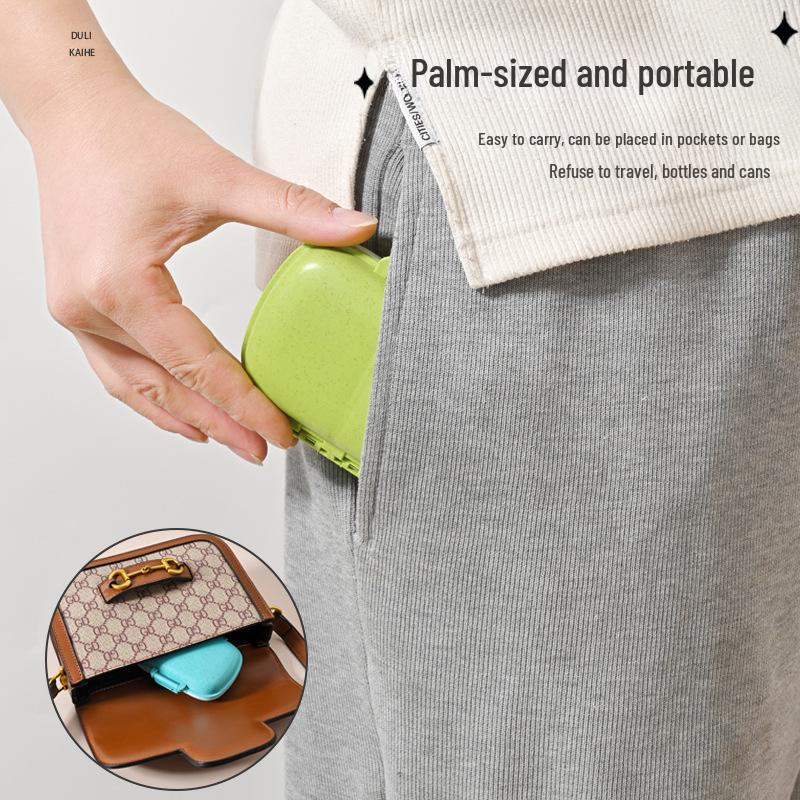 Портативная герметичная аптечка с 8 ячейками — пыле- и влагонепроницаемая, органайзер на 7 дней