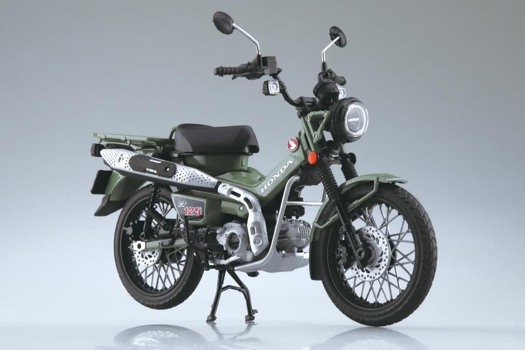Skynet 1/12 готовый мотоцикл Honda CT125 Жемчужно-органический зеленый Литой окрашенный готовый продукт
