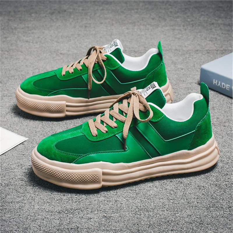 Модные мужские парусиновые туфли, повседневная спортивная обувь, мужские вулканизированные туфли на весну и осень, дышащие, удобные и на плоской подошве со шнуровкой.