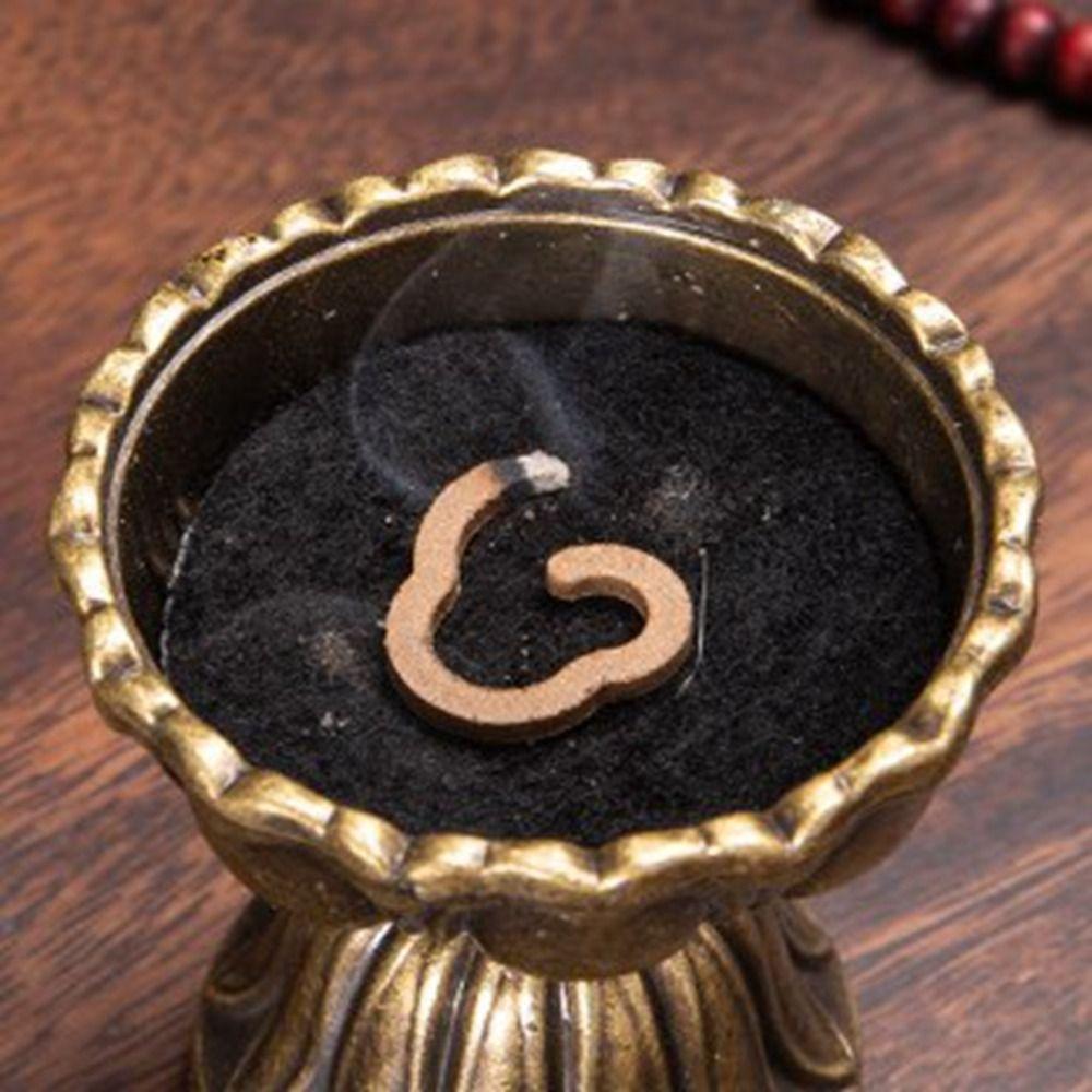 Форма лотоса Дзен Лотос Медная печь Уникальная печь для ароматерапии Украшения Чайный домик