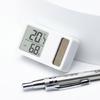 Solar Powered Small Size Hygrometer Thermometers Desktop Digital Temperature Humidity Measurement Meter Gauge for Home
