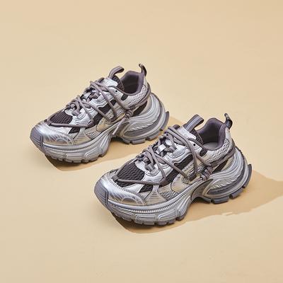 Новые женские кроссовки, модные спортивные одинарные кроссовки на толстой подошве