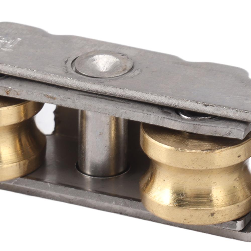 4 шт. Роликовая сборка для раздвижной патио-двери из нержавеющей стали, ролик с вогнутым колесом, для офисного использования