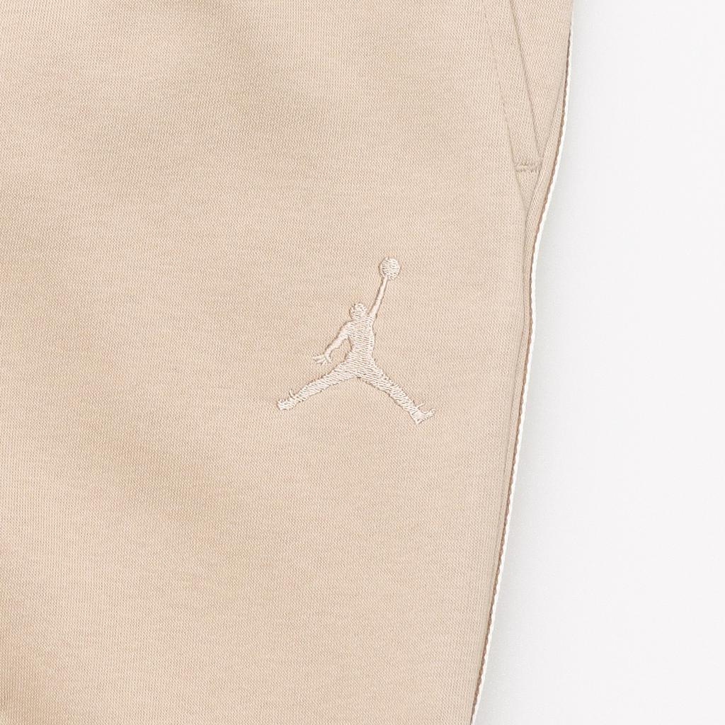 Jordan Однотонные флисовые спортивные брюки мужские на шнурке коричневые FN6357-244