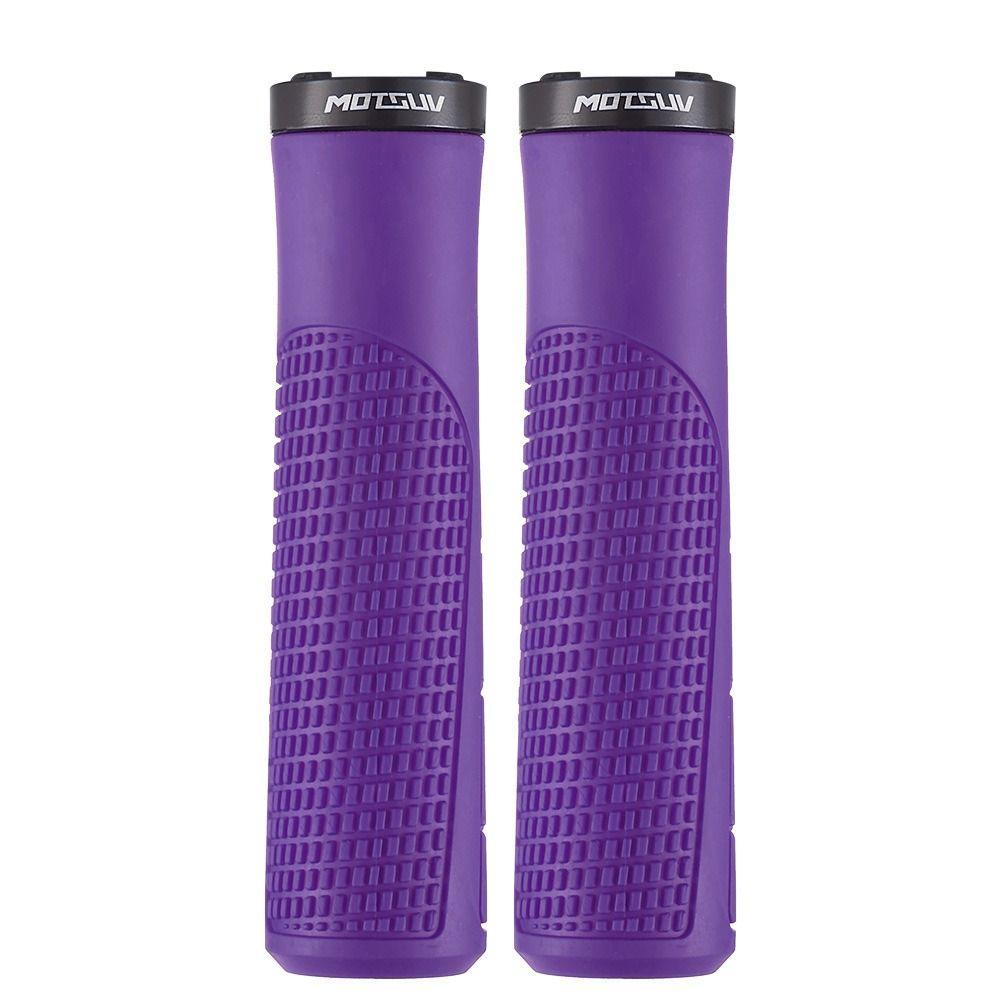 Противоскользящие велосипедные рули из резины и алюминиевого сплава, велосипедные ручки для горного велосипеда MTB, шоссейного велосипеда