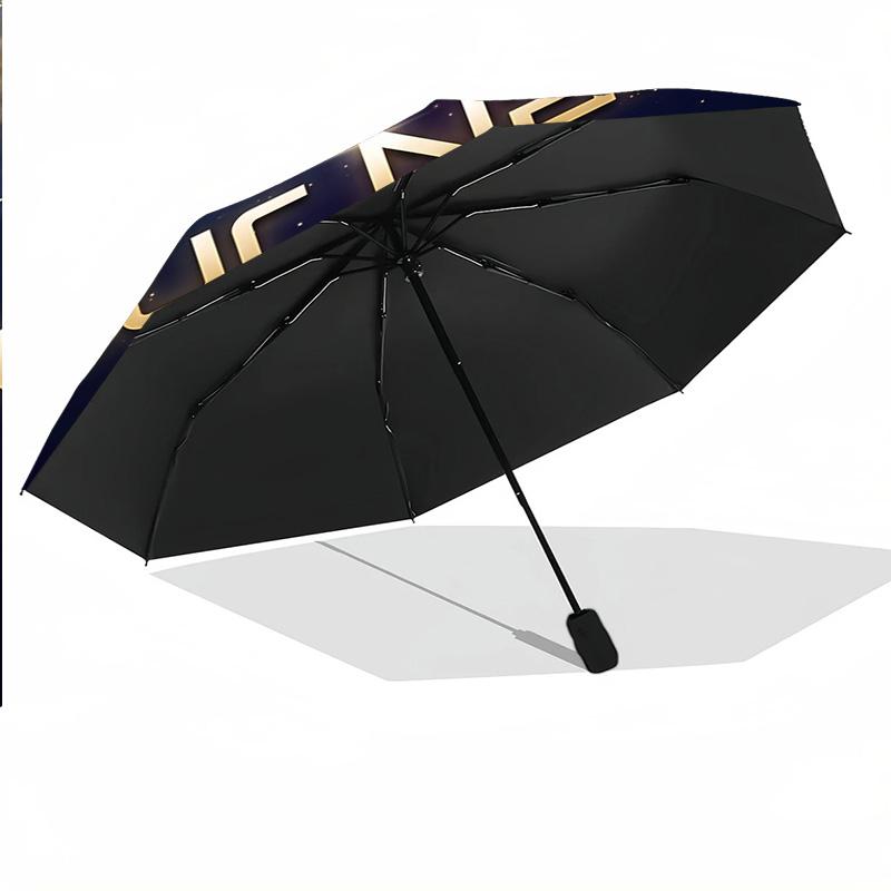 ifk göteborg Automatic 3‑Fold Umbrella 8‑Rib Windproof Folding Umbrella Sun Rain Protection For Outdoor Travel Daily Use