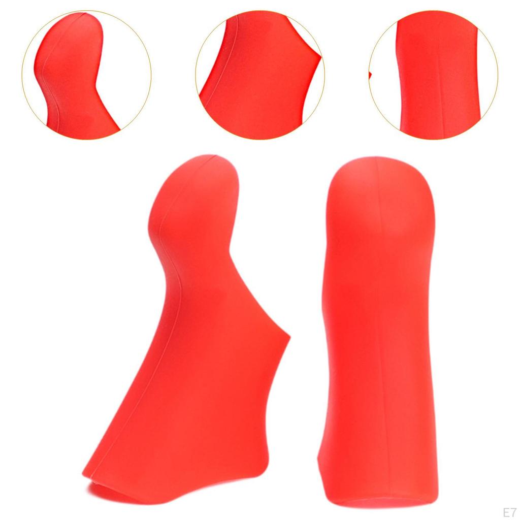 2 шт. чехлы на рычаг переключения передач велосипеда, чехол на ручку, противоскользящий силиконовый дорожный велосипед