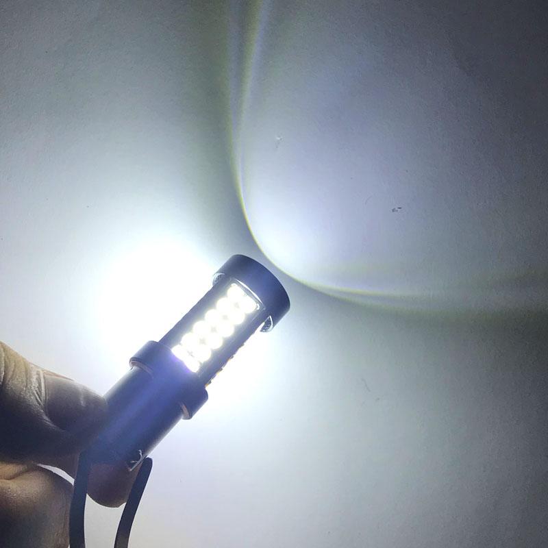 2 шт. светодиодный фонарь заднего хода для автомобиля W16W T15 54 SMD 1156 PY21W BAU15S указатель поворота BAY15D P21/5W 1157 стоп-сигнал W21/5W 7440 W21W T20 7443 задний противотуманный фонарь