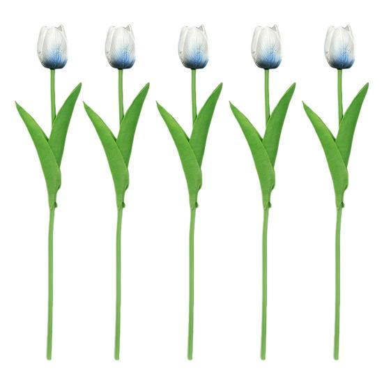 5 шт. Имитация тюльпана 34 см Искусственный тюльпан Поддельные цветы Искусственный тюльпан оптом Подарок на День матери для вазы Главная Кухня Свадьба Весна Украшения для вечеринки