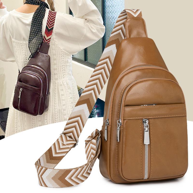 Женская сумка через плечо, сумка через плечо, водоотталкивающая сумка на грудь из полиуретана