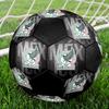 Mexico National Football Indoor Soccer Ball Colorful All Ages Size 5 Machine Stitched PVC Competition Ready Durable High-Bounce