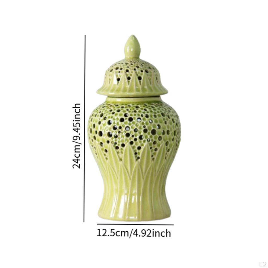 Керамическая банка для имбиря, ваза для цветов, многоцелевой праздничный контейнер для хранения подарков, центральный элемент стола