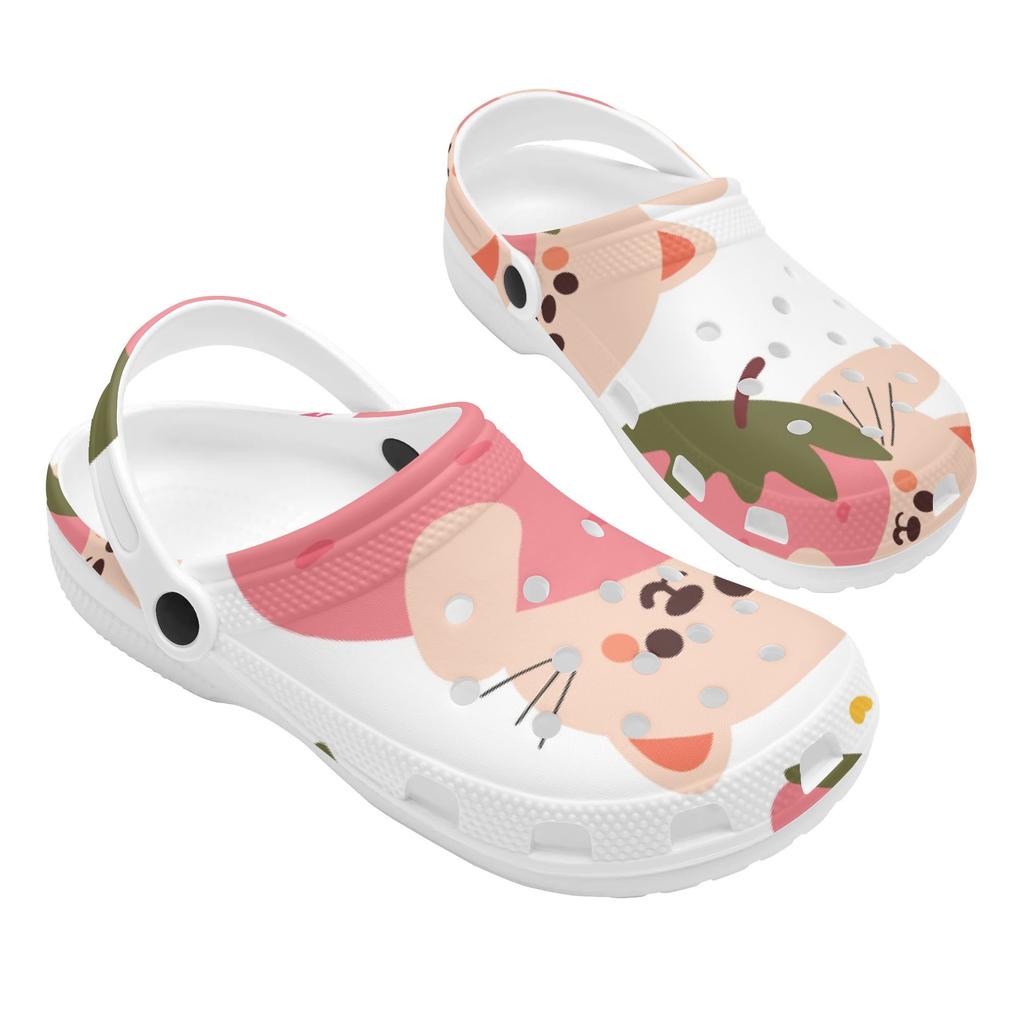 Colorful Pattern EVA Clogs for Women Men Easy Clean Lightweight Slip On Casual Footwear Soft Sole Summer Sandals Leisure Wear