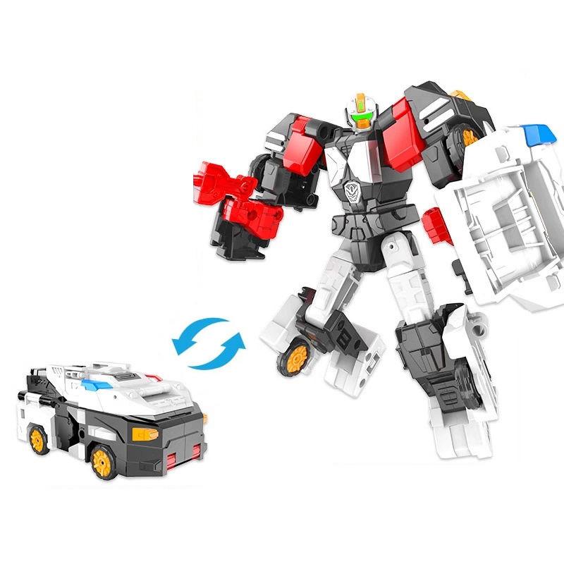 Игрушки Робот Машина Машина 4 в 1 Hello Carbot Гиперкопы Трансформация в Фигурки Действия Деформация Самолет Игрушка для Детей Подарок
