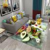 Коврик-дверной коврик на тему овощной еды для спальни, кухни, дома, напольный декор, ковер для гостиной, коридора, ванной комнаты, противоскользящий коврик
