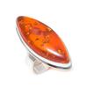 Натуральный балтийский янтарь драгоценный камень серебро 925 пробы ювелирное кольцо размер 7 s2c68