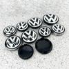 VW 4pcs 56MM 60MM 65MM Car Wheel Center for Volkswagen VW GTI ABT Golf 5 6 Polo Passat Tiguan CC Bettle Touran Scirocco Sharan SR32 zs5