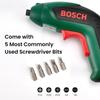 Bosch Бытовая беспроводная электрическая отвертка Easy Screw Drive, аккумуляторная от USB дрель со светодиодной подсветкой, максимальный крутящий момент 4,5 Нм, электроинструменты Bosch