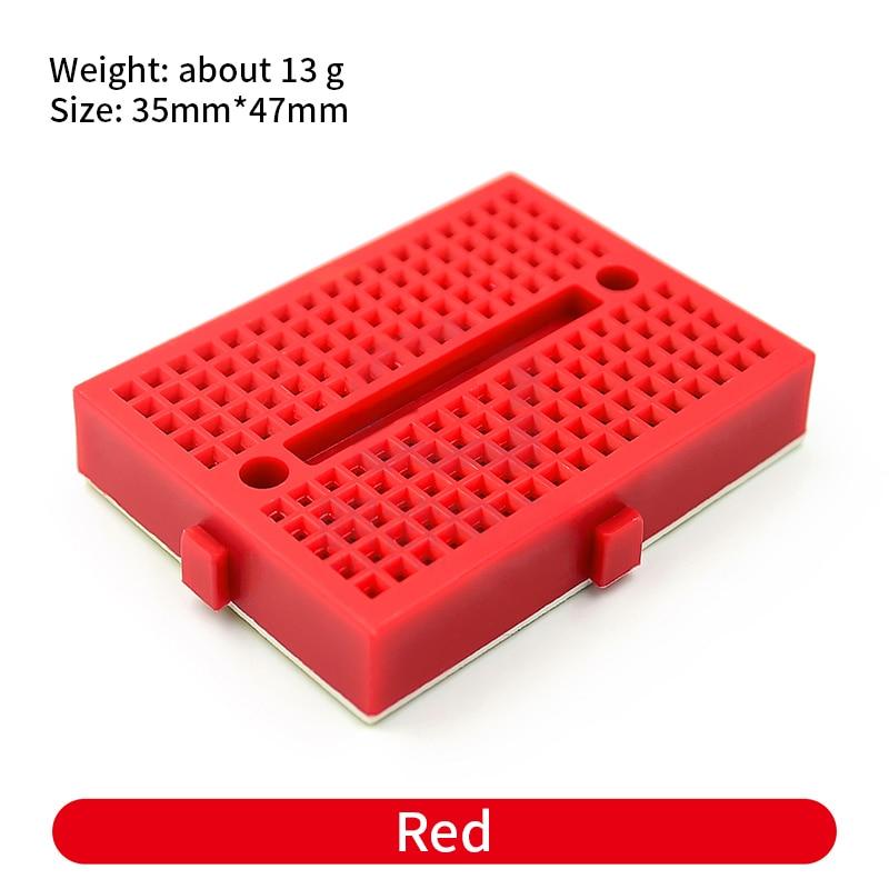 Макетная плата 400 700 750 830 отверстий MB-102 Беспаечная печатная плата Мини-тестовая плата ZY-204 1600 точек Прототип платы Перемычка Кабель DIY Kit