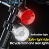 Bike Front Rear Light Set Cycling Rear Taillight for Helmet Seatpost Lamp Flashlight MTB Taillights Headlights Easy To Install 7