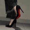 New Black Red-soled High-heeled Shoes 2024 New Royal Sister Style Fine-heeled Outer Wear Single Shoes That Are Not Tired of Standing for a Long Time,