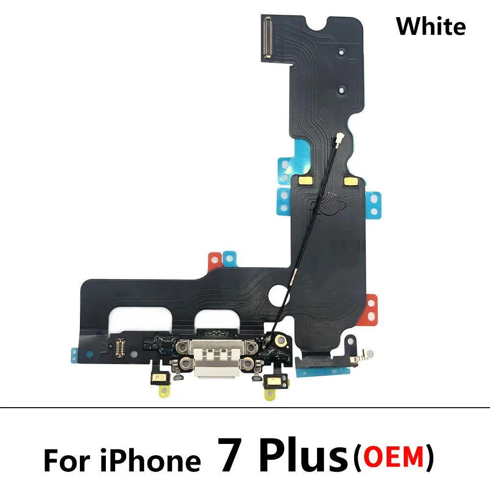 Порт USB-зарядки Разъем Док-станции Шлейф Микрофон для iPhone 7 8 Plus X XR XS Max Замена Быстрая Зарядка Ремонтная Часть