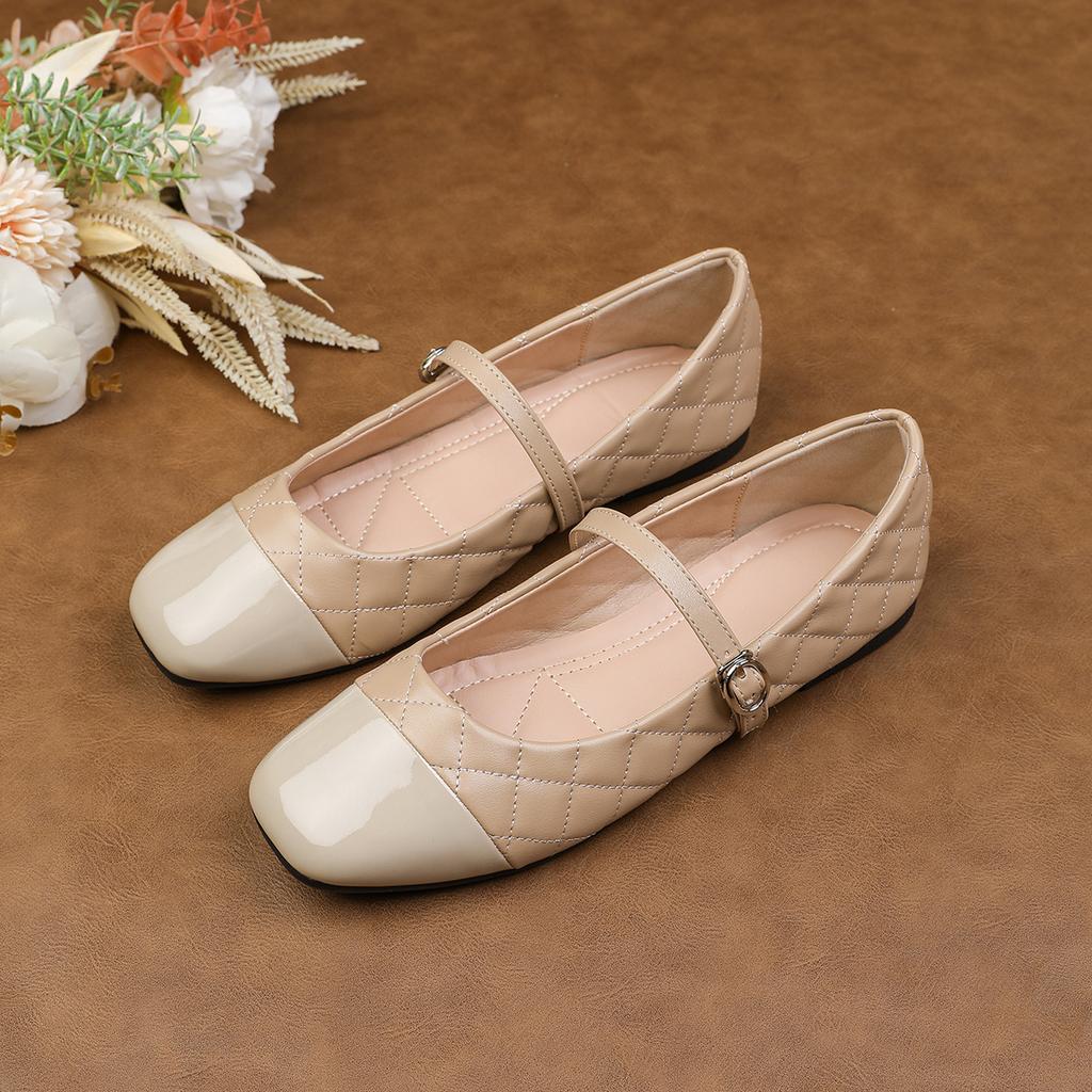 Fashion Flat Shoes for Women 2025 Spring and Autumn Mary Jane Shallow Mouth Plus Size Women's Shoes Ladies 42 43 44  Loafers Women