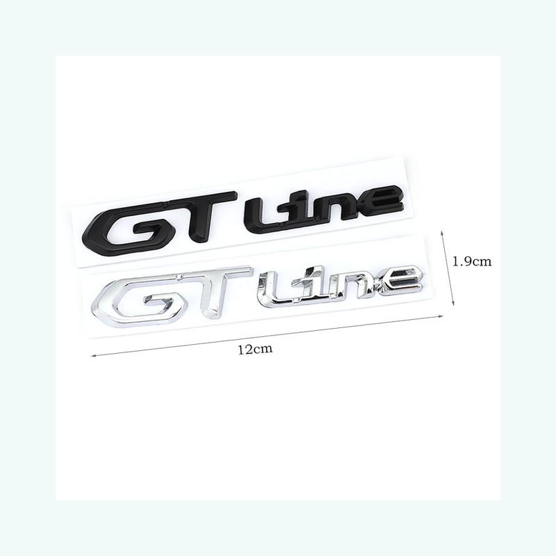 Металлические наклейки-эмблемы GT и GT LINE для моделей Kia