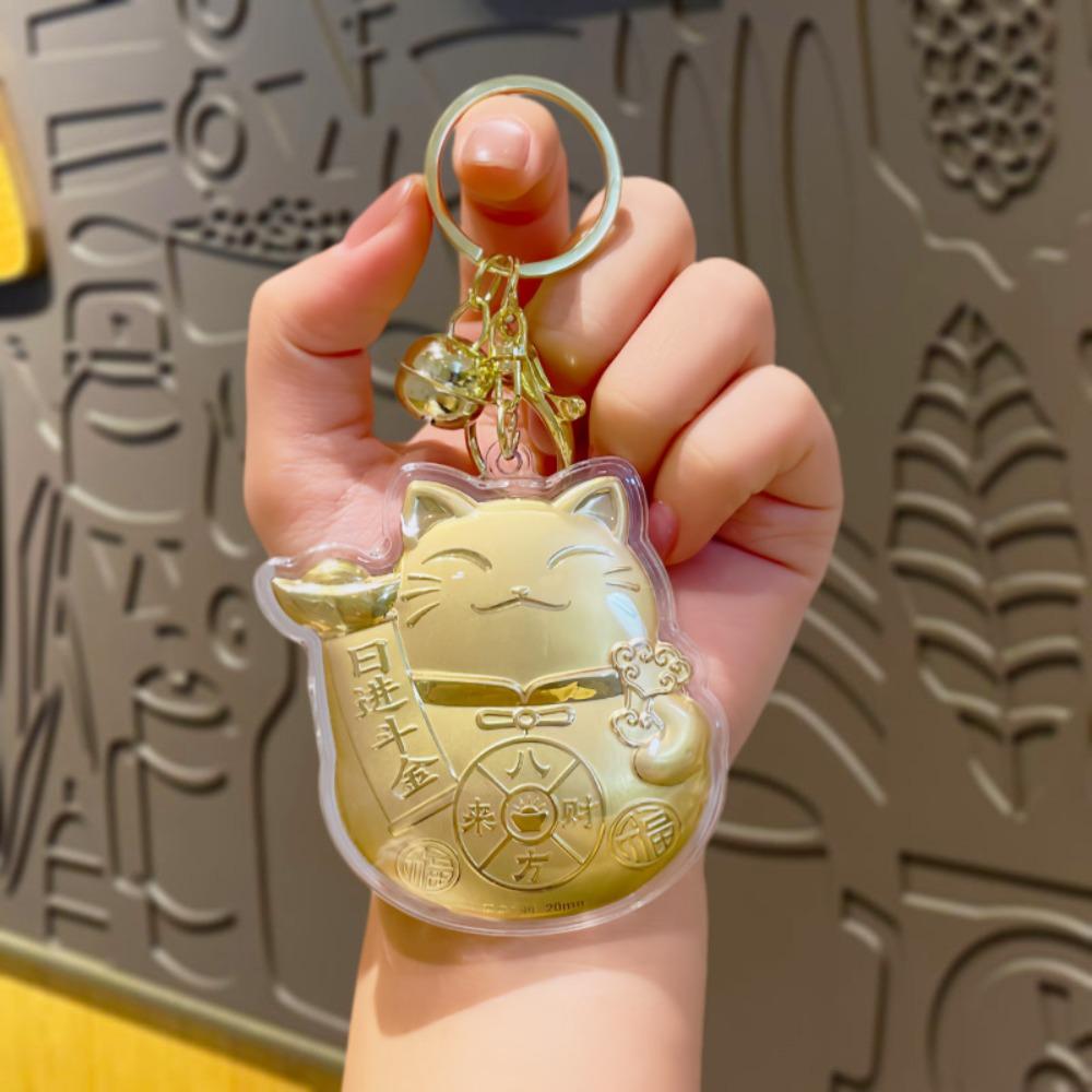 Wealthy Gold Horse Keychains Luck Bag Pendant Bags Accessory Pony Keychain  Chinese New Year