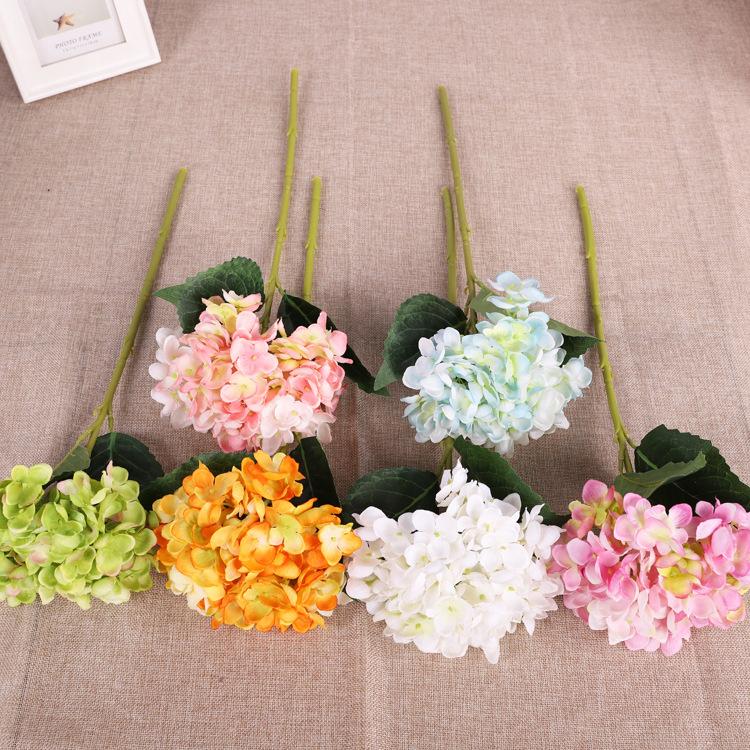 Living room decoration flower art silk flower home, indoor simulation hydrangea