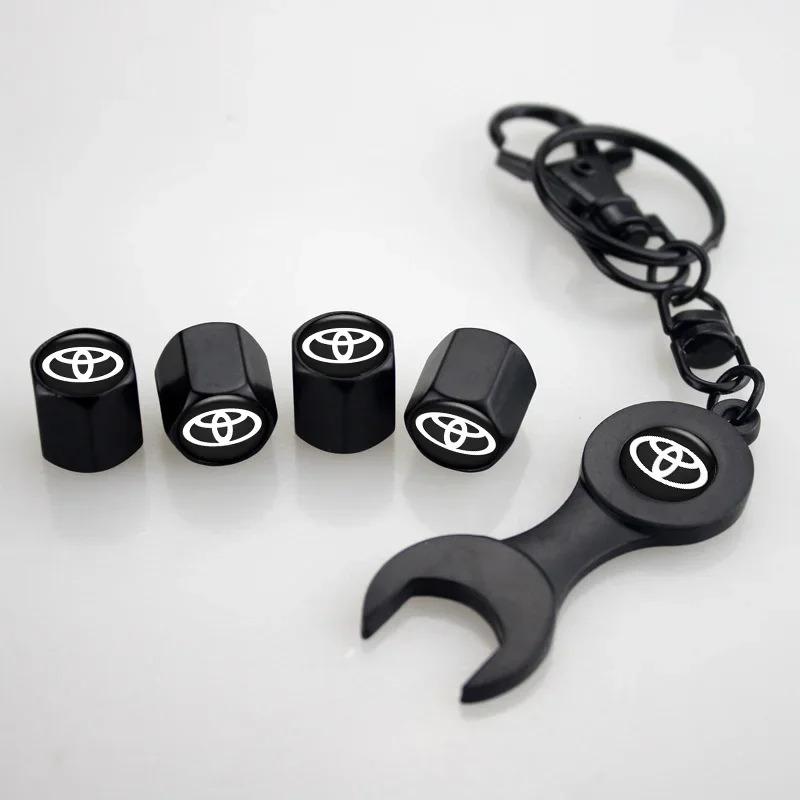 QHJS9 Tapas Válvula Neumático para Coche, Tapones Antipolvo para Válvulas Aire Automóvil para Toyota Corolla, Camry, RAV4,