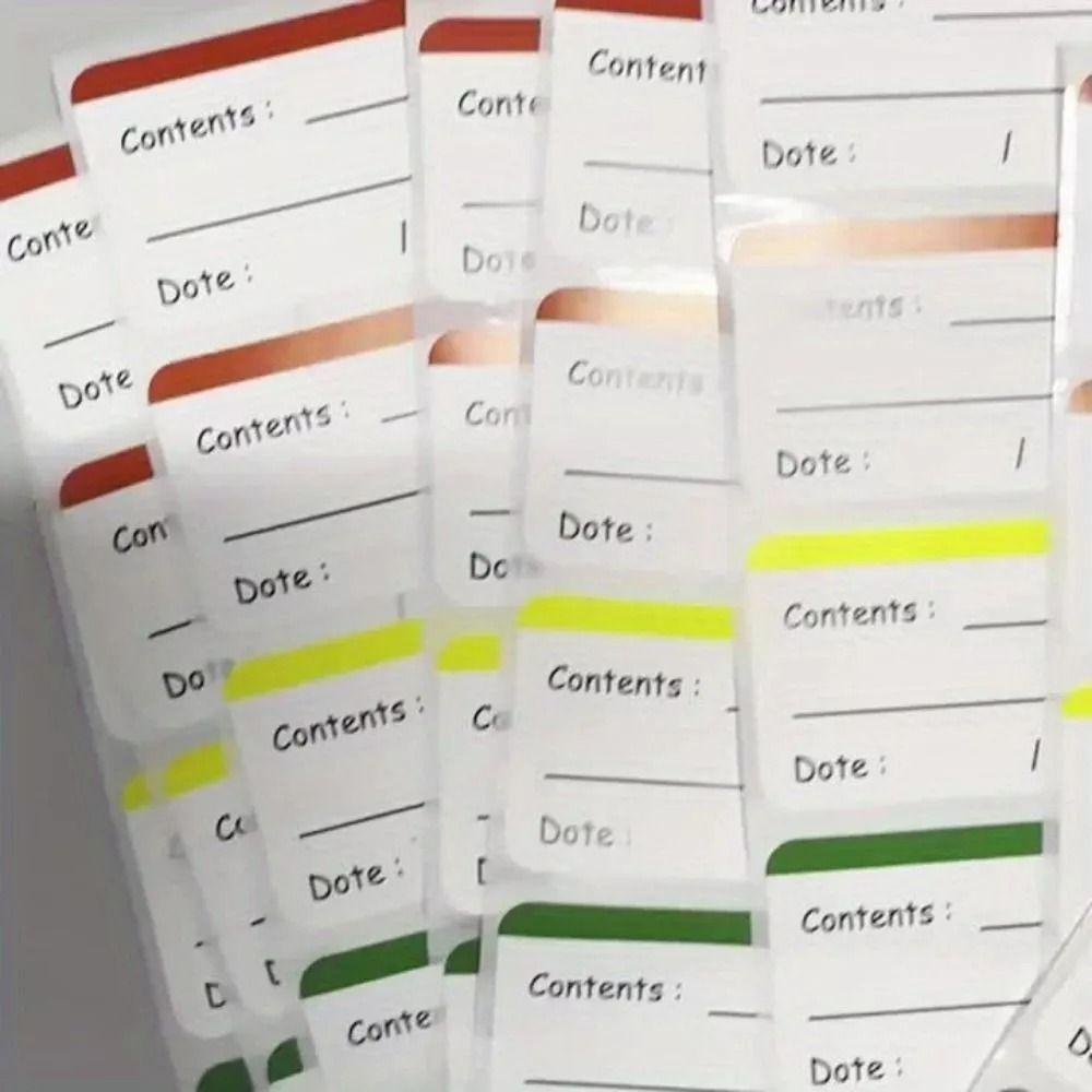 100pcs Portable Fridge Sticker Self-adhesive Home StorageTags New Food Storage Labels