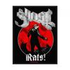 Ghost Rats Sew-On Woven Rat Patch