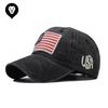 EBay шляпа помытая старая бейсболка с алфавитом классический флаг хлопковая шляпа