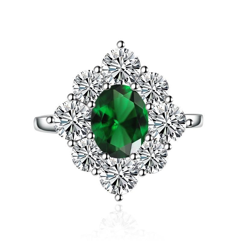 BELLA BOX Opening Resizable Rings For Women Zircon Engagement Party Fine Jewelry Gift