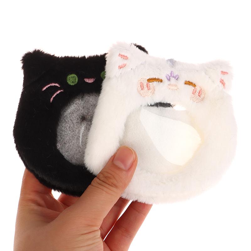 Милый держатель для фотокарточки с изображением кота, плюшевый значок-подвеска в виде коготка котенка, брелок для ключей, прозрачный значок, сумка Ita, товары, дисплей