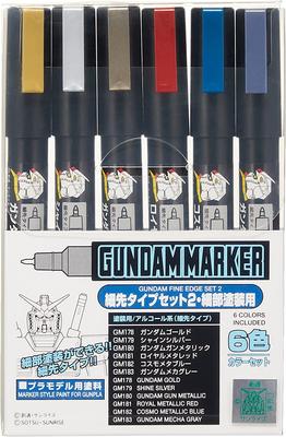 Набор маркеров Gundam Marker Fine Point Type Set 2