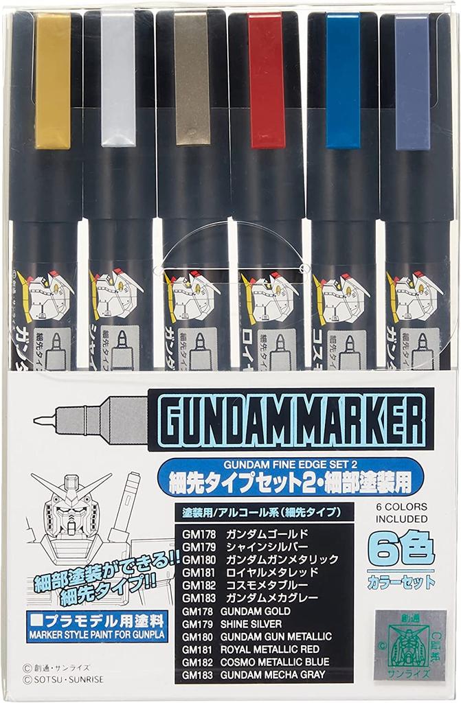 GSI Creos Gundam Marker Fine Point Type Set 2