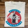 Винтажная футболка Coca-Cola Мужская XL 90-е Белая Гордость Висконсина Ретро Реклама газировки