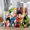 Fashion Art Print Comics D-Dragons B-Balls Blanket Bedroom Sofa Bed Sheet Outdoor Car Travel Hotel Portable Plush Cover Blanket