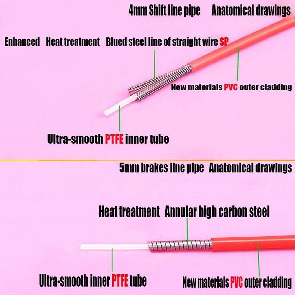 Cycling Accessories Line Pipe Bike Shifters Bicycle Brake Cables Derailleur Cable Shift Cable Wire