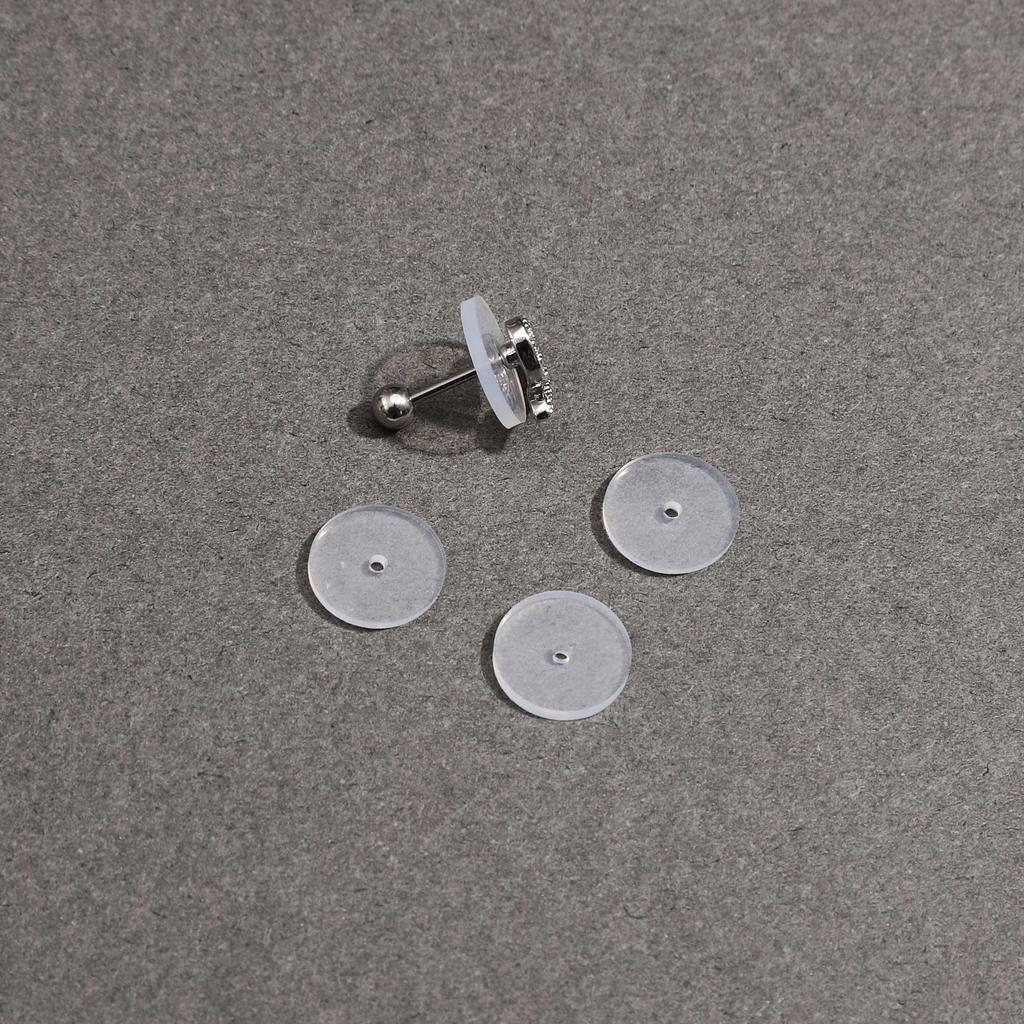 Прозрачные силиконовые аксессуары для ушей - Мягкие, удобные и экологичные (6-50 шт.)