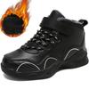 Winter Children's Basketball Sneakers Boys Cotton Shoes Fluffy Non-slip Warm Sports Shoes