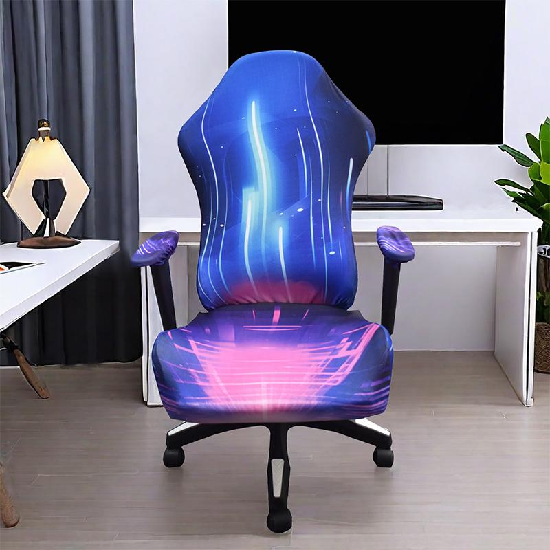 Gaming Chair Cover Punk Style Elastic Universal Computer Chair Backrest Cover Swivel Chair Armchair Seat Protector Covers