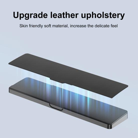 Эргономичная подставка для рук с отсеками для клавиатуры, нескользящая конструкция, многоцелевой настольный ящик для хранения