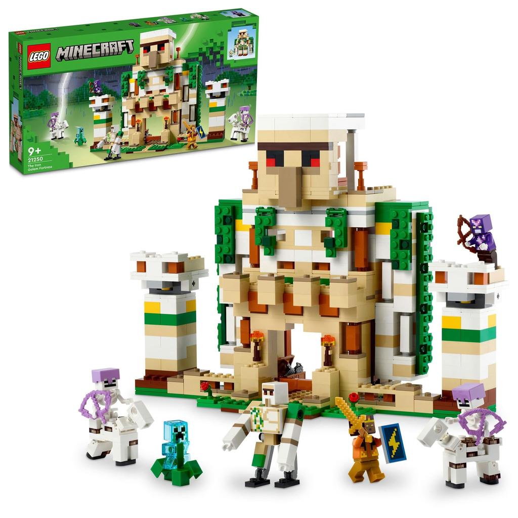 LEGO Minecraft Iron Golem Fortress Toy Игрушка Подарок на день рождения Блок Рождество Мальчики Девочки Дети 9 лет 10 лет 11 лет Элементарный