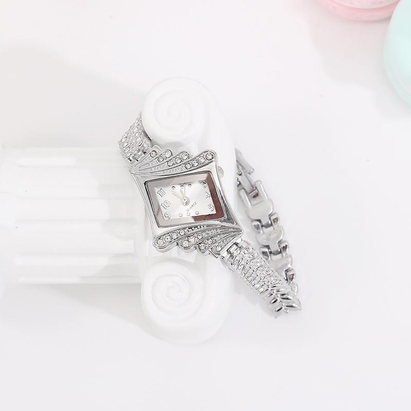 5pcs Set Watches Women Watches Simple Casual Women's Analog WristWatch Bracelet Necklace Earring Gift Montre Femme