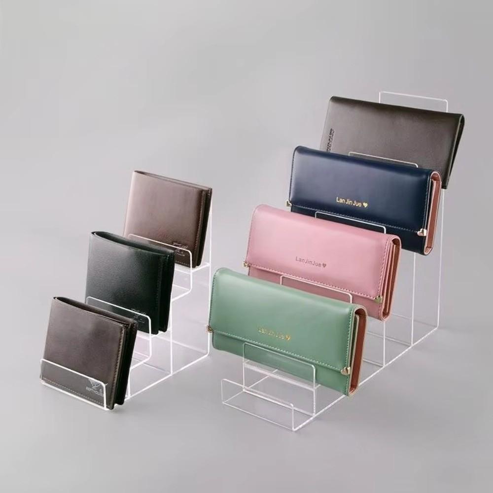 2-5 Tiers Display Risers Acrylic Clear Jewelry Racks Organizer Makeup Storage Rack Handbag Purse