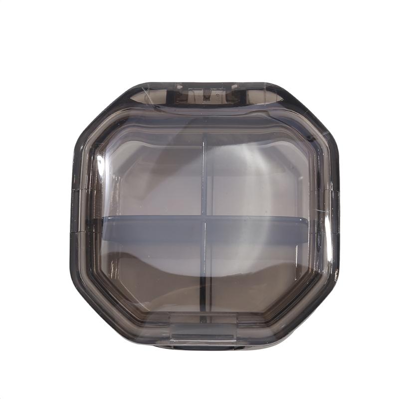 4/6 сетки, коробка для хранения таблеток, портативный дорожный чехол для таблеток, водонепроницаемый органайзер для таблеток, пластиковые капсулы